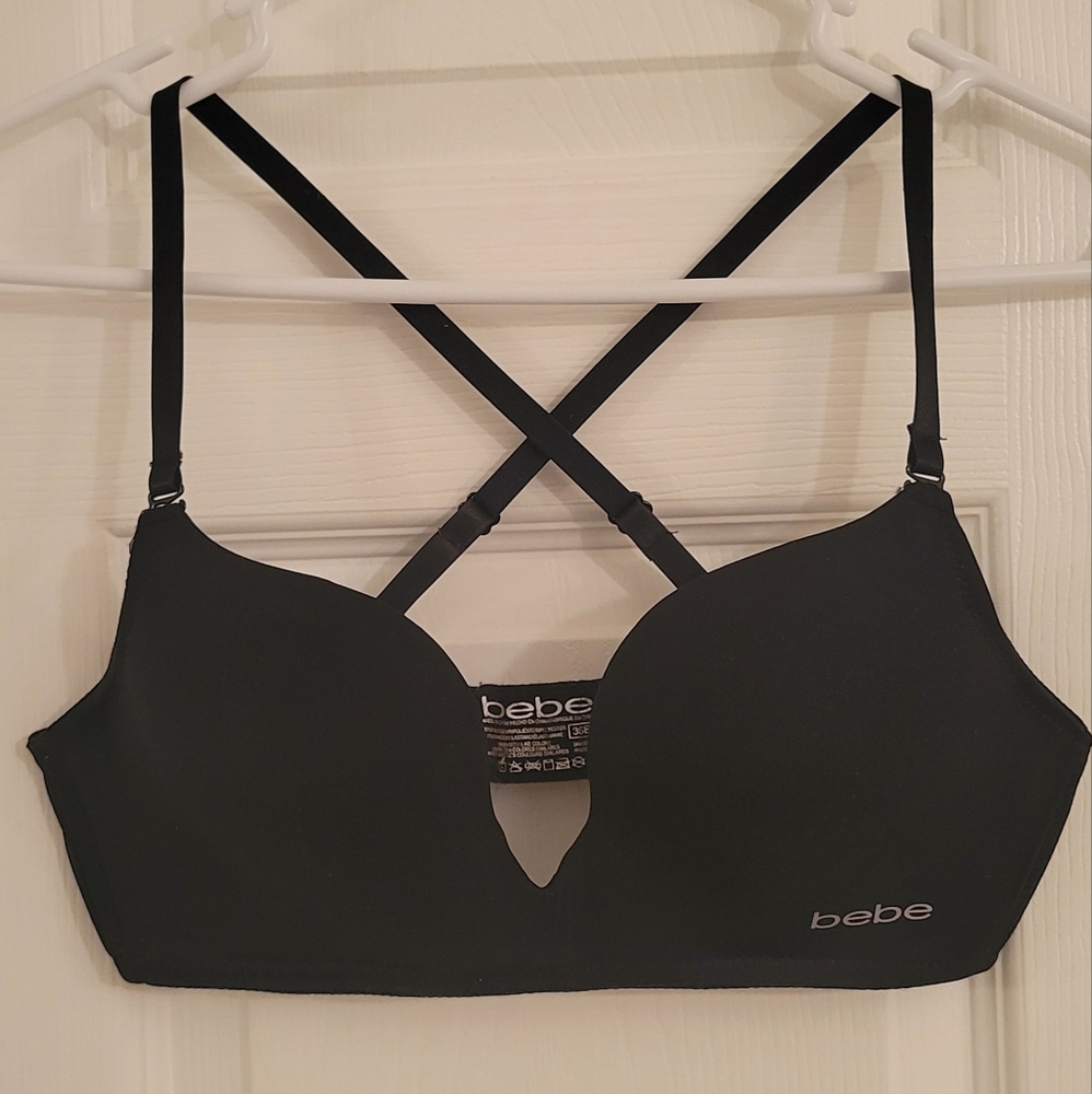 bebe Multi positions strap Bra 36B black